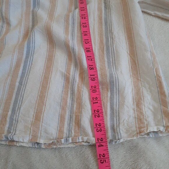 Striped Long Sleeve Top - Cream, Tan, and Gray - Picture 13 of 13